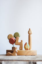 Load image into Gallery viewer, Wooden Number Four Ornament