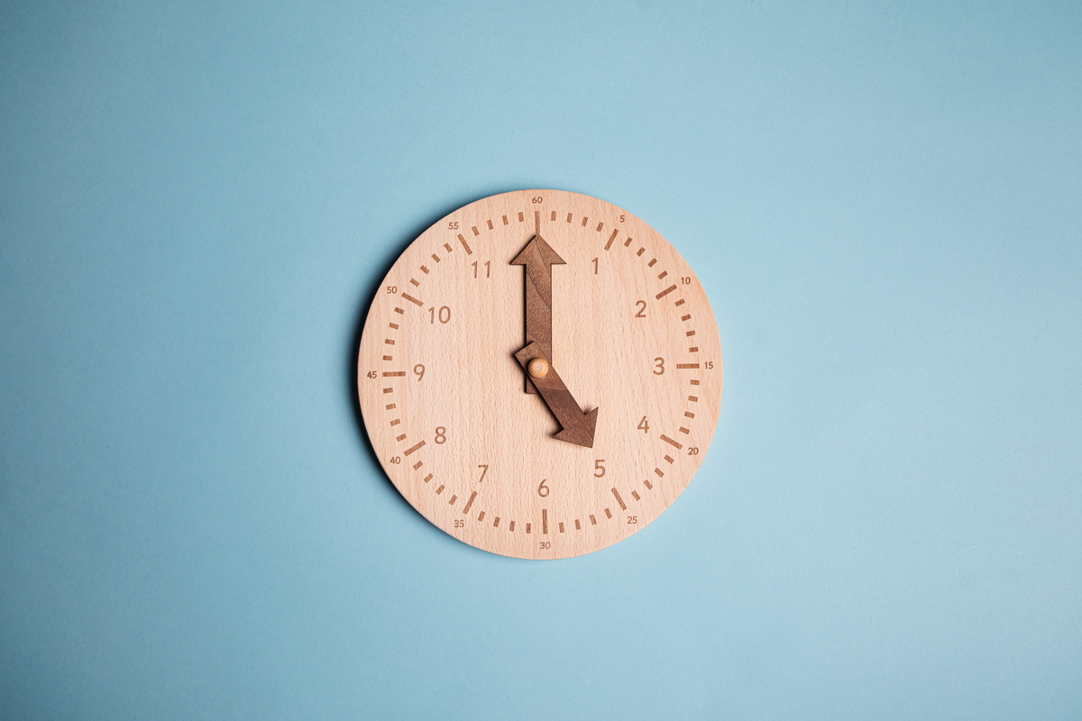 Wooden learning clock discount