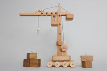 Load image into Gallery viewer, Handcrafted Wooden Crane