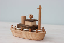 Load image into Gallery viewer, Handcrafted Wooden Boat