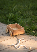 Load image into Gallery viewer, Wooden Pull Along Wagon