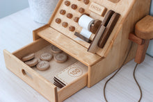 Load image into Gallery viewer, Handcrafted Wooden Cash Register