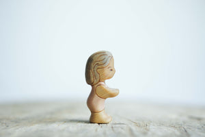Handcrafted Wooden Girl