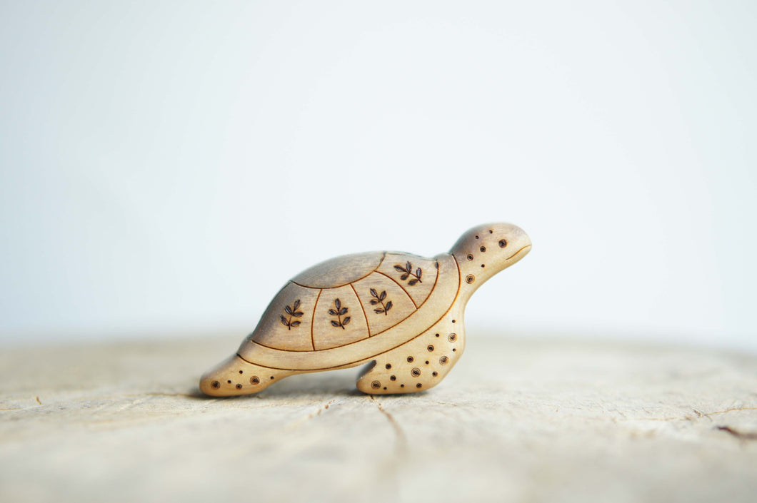 Wooden Turtle Toy
