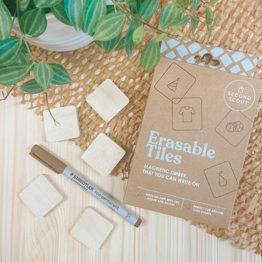 Second Scout Erasable Blank Tiles