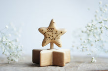 Load image into Gallery viewer, Wooden Aquarius Sign Ornament
