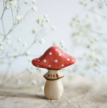 Load image into Gallery viewer, Wooden Mushroom Toy
