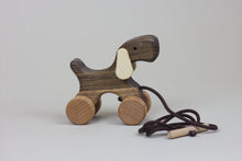 Load image into Gallery viewer, Handcrafted Pull Along Dog
