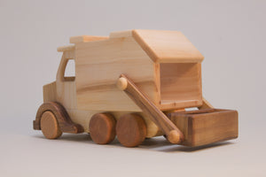 Handcrafted Wooden Garbage Truck