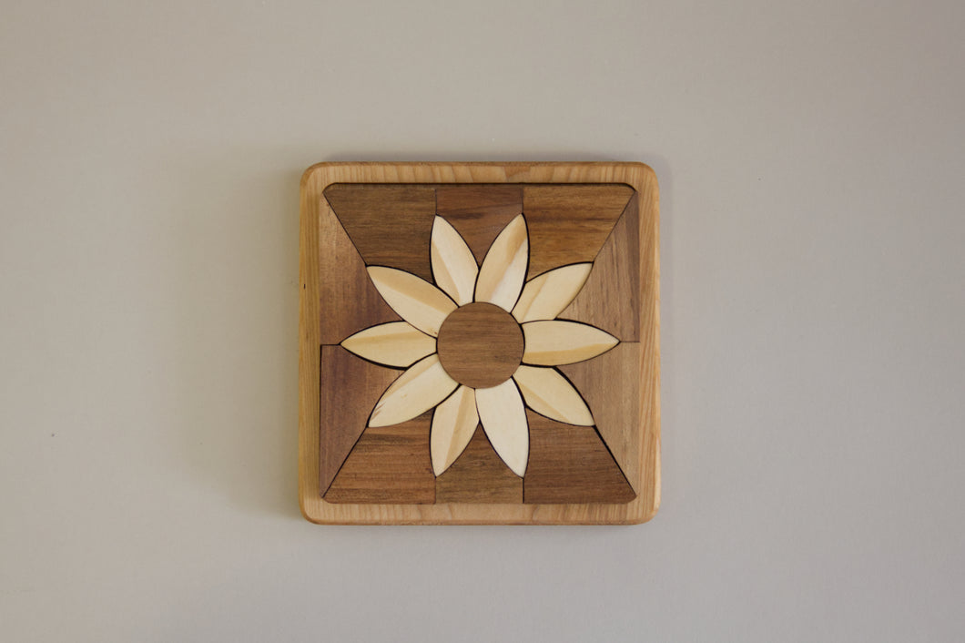 Wooden Flower Puzzle