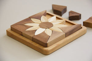 Wooden Flower Puzzle