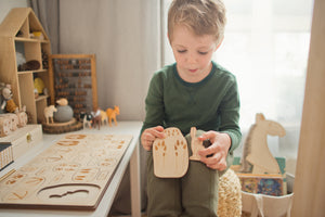 Animal Tracks Wooden Puzzle