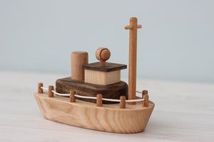 Handcrafted Wooden Boat