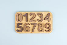 Load image into Gallery viewer, Wooden Number Puzzle 0-9
