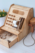 Load image into Gallery viewer, Handcrafted Wooden Cash Register
