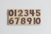 Load image into Gallery viewer, Wooden Number Puzzle 0-10
