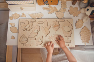 Wooden Leaf Puzzle