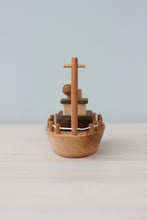 Load image into Gallery viewer, Handcrafted Wooden Boat
