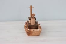 Load image into Gallery viewer, Handcrafted Wooden Boat
