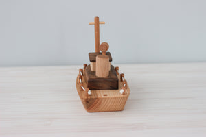 Handcrafted Wooden Boat