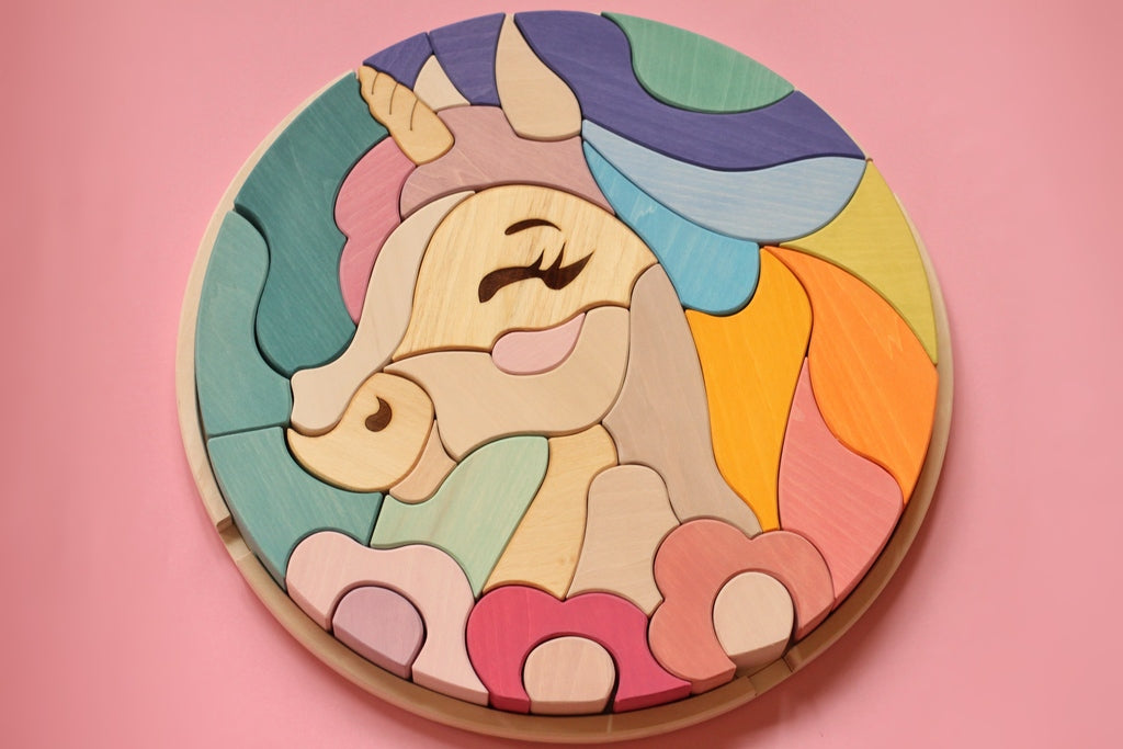 Extra Large Wooden Unicorn Puzzle
